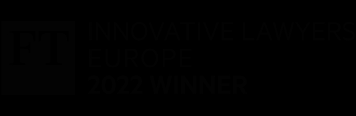 Logo del premio Innovative Lawyers Europe 2022.