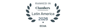 Logo de ECIJA clasificado en Chambers Latin America 2026.
