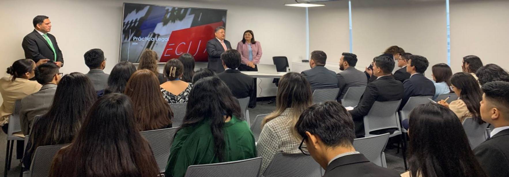 ECIJA Perú recibió a estudiantes del IX Concurso Nacional Interuniversitario de Litigación Oral
