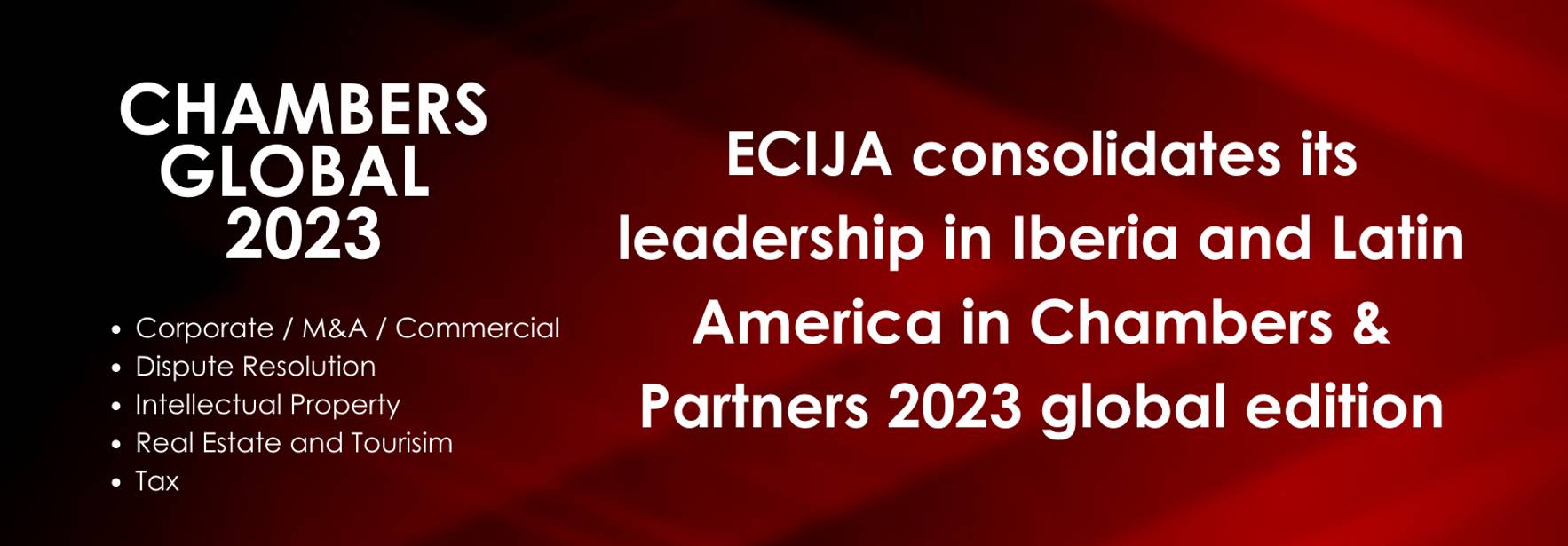 ECIJA consolidates its leadership in Iberia and Latin America in Chambers & Partners 2023 global edition