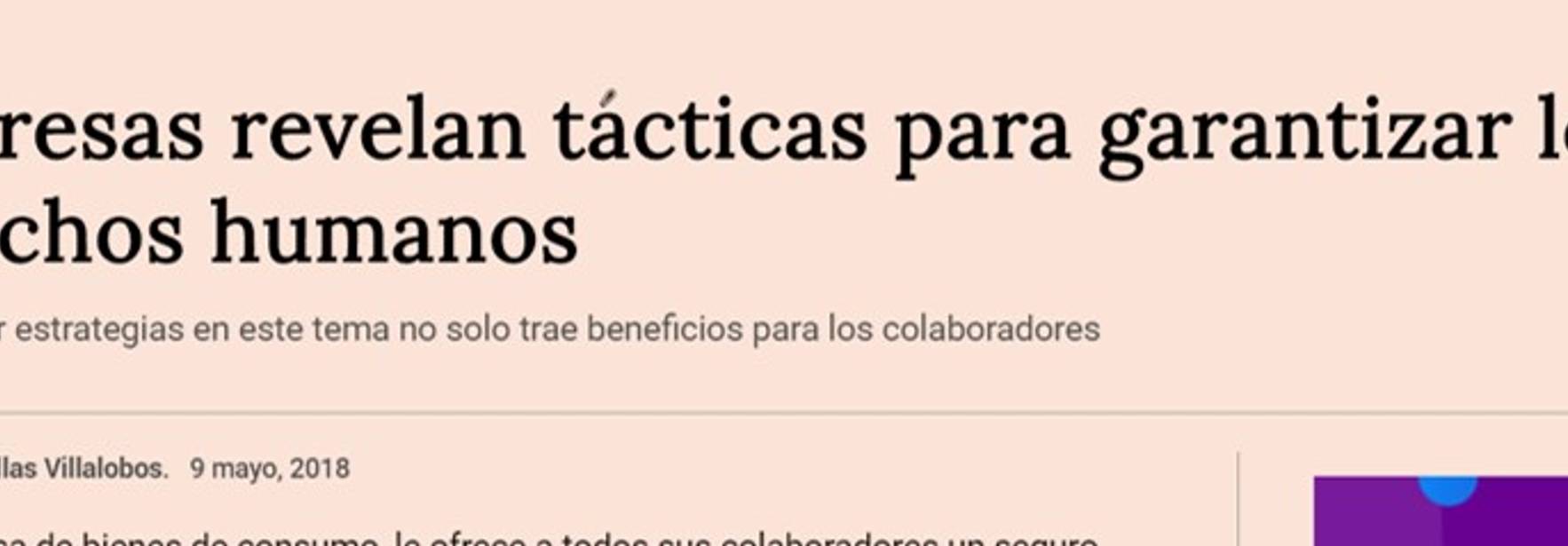 Empresas revelan tácticas para garantizar los derechos humanos