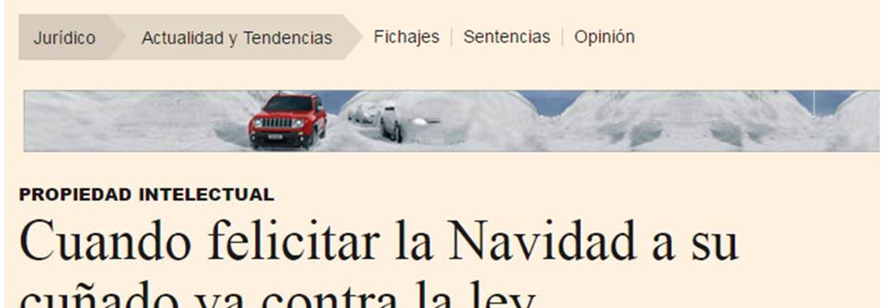Cuando felicitar la Navidad a su cuñado va contra la ley