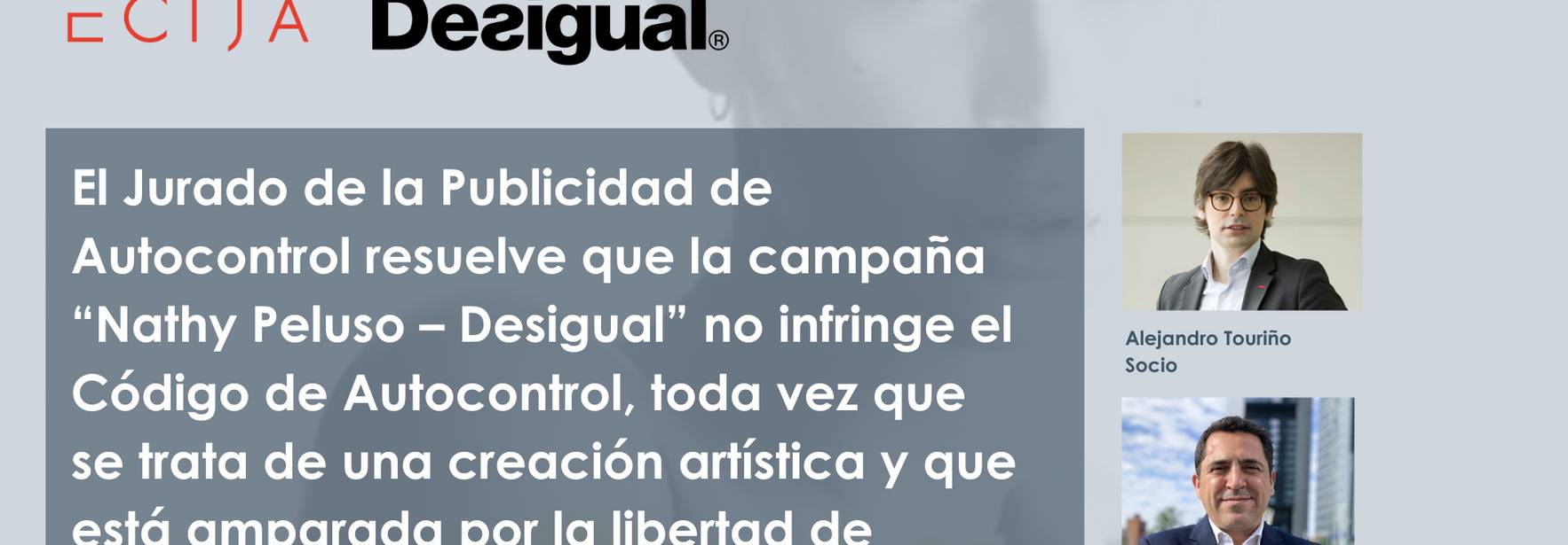 ECIJA asesora a Desigual ante Autocontrol en favor de su campaña con la artista Nathy Peluso