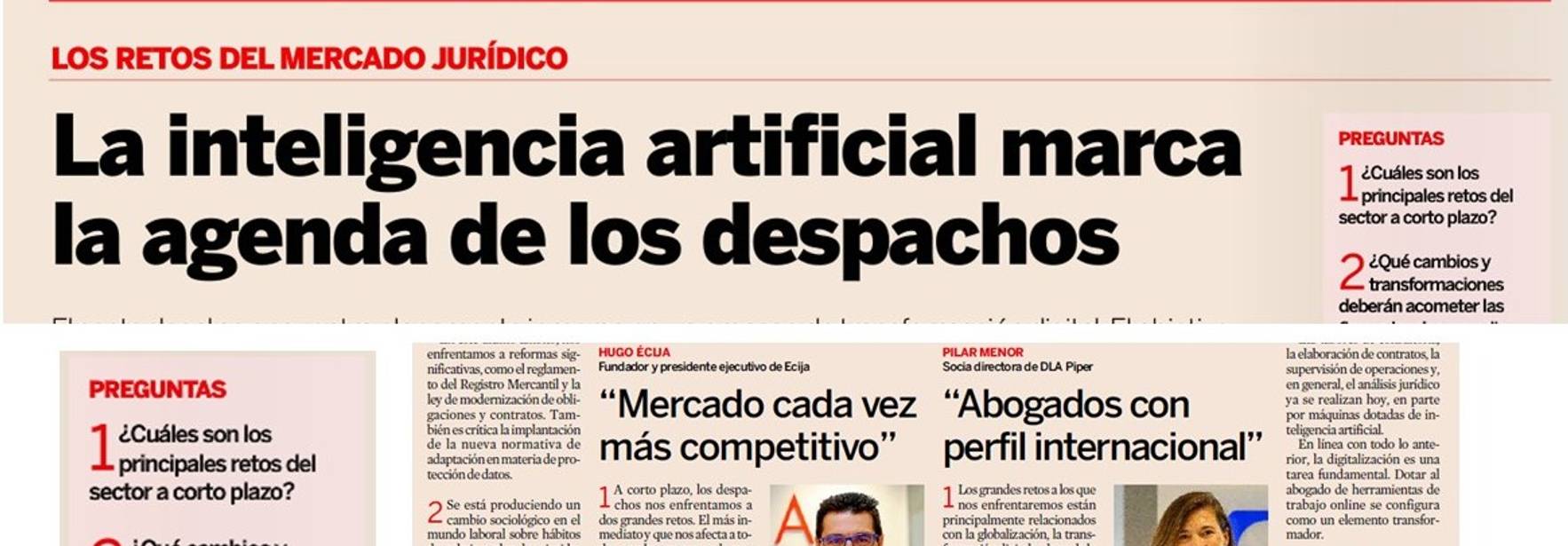 Expansión - Retos del sector jurídico