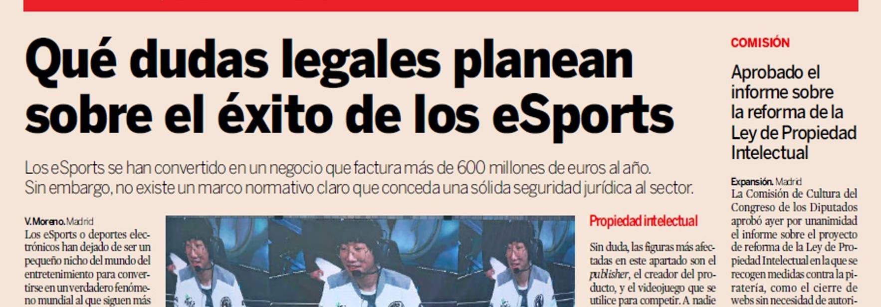 Expansión - Qué dudas legales planean sobre el éxito de los eSports