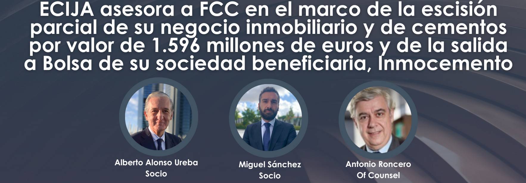 FCC to spin off its cement and real estate business for 1.6 million euros in order to list it on the stock exchange