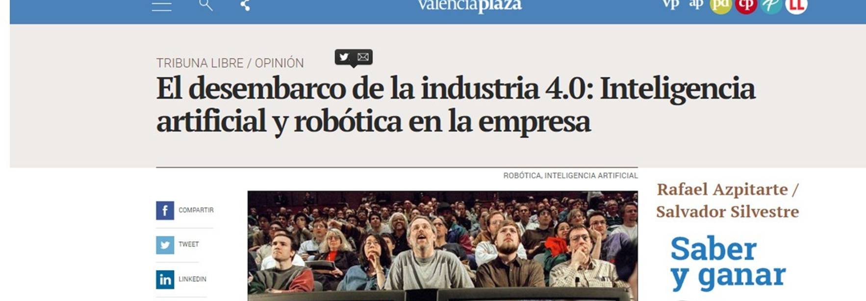 El desembarco de la industria 4.0: Inteligencia artificial y robótica en la empresa