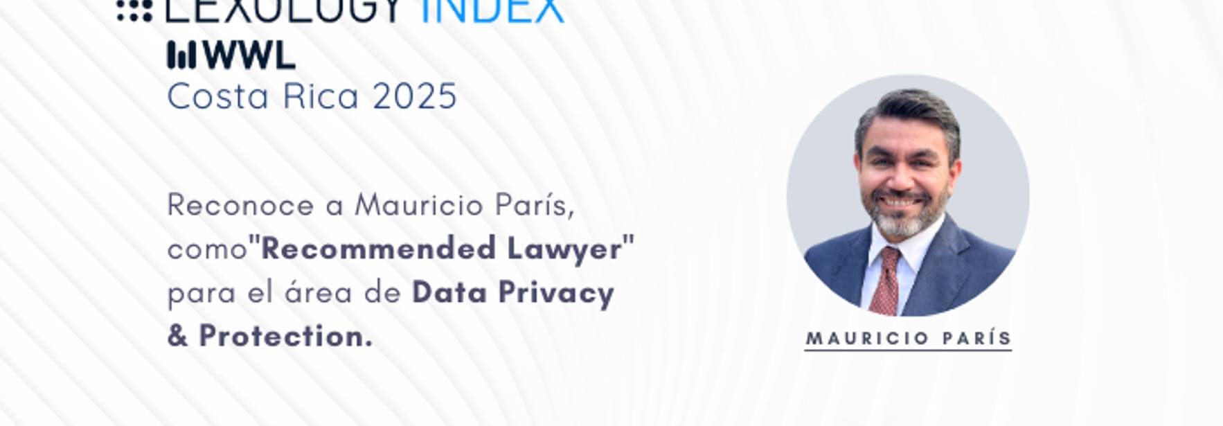 Lexology reconoce a Mauricio París