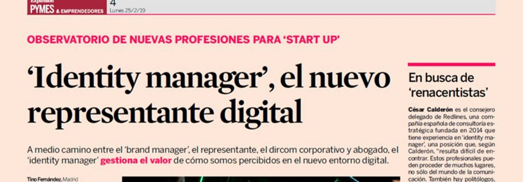 Expansión - 'Identity manager', el nuevo representante digital