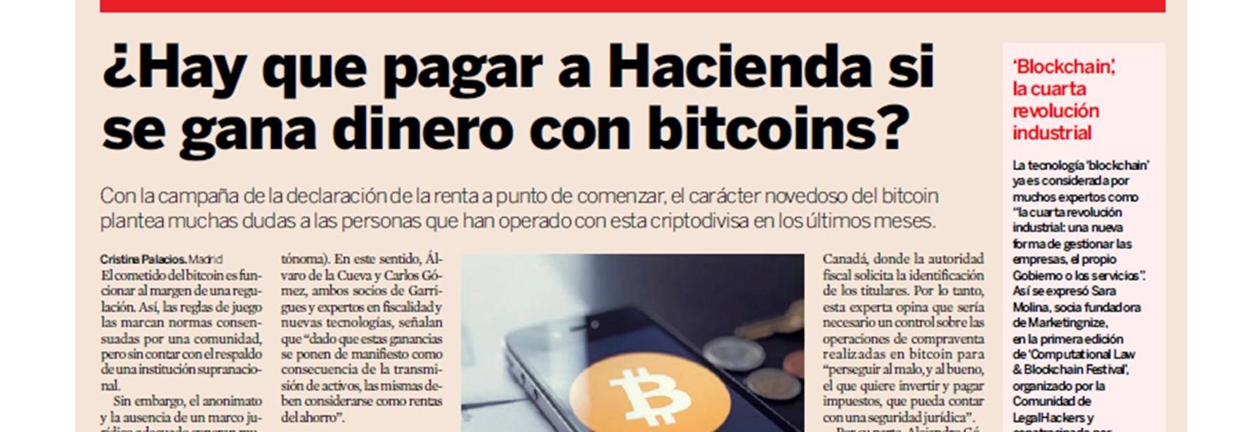 Expansión - ¿Hay que pagar a Hacienda si se gana dinero con bitcoins?