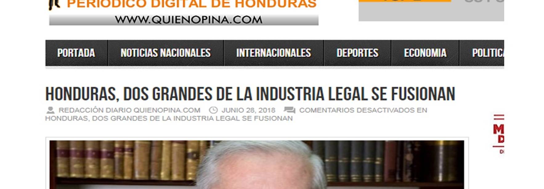 Quién opina - Dos grandes de la industria legal se fusionan