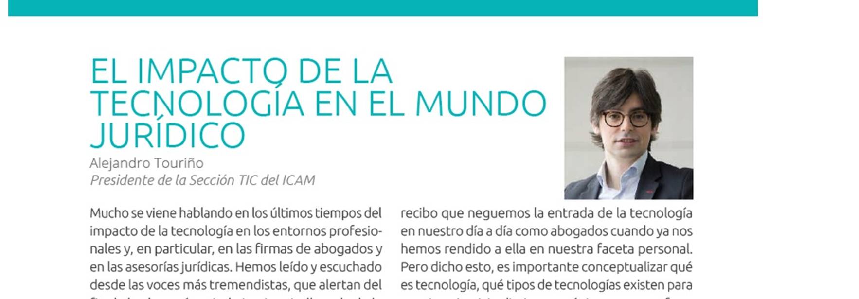 El impacto de la tecnología en el mundo jurídico