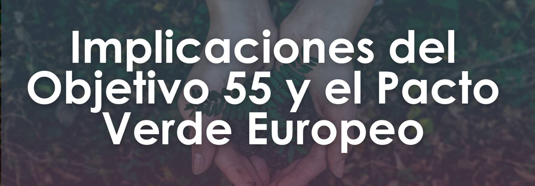 Implicaciones del Objetivo 55  y el Pacto Verde Europeo
