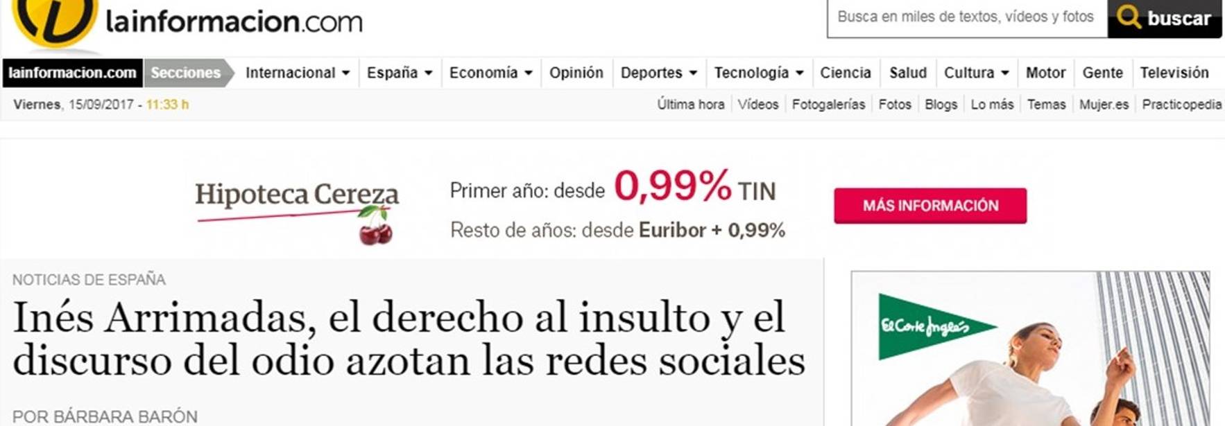 La Información - El derecho al insulto y el discurso del odio azotan las redes sociales