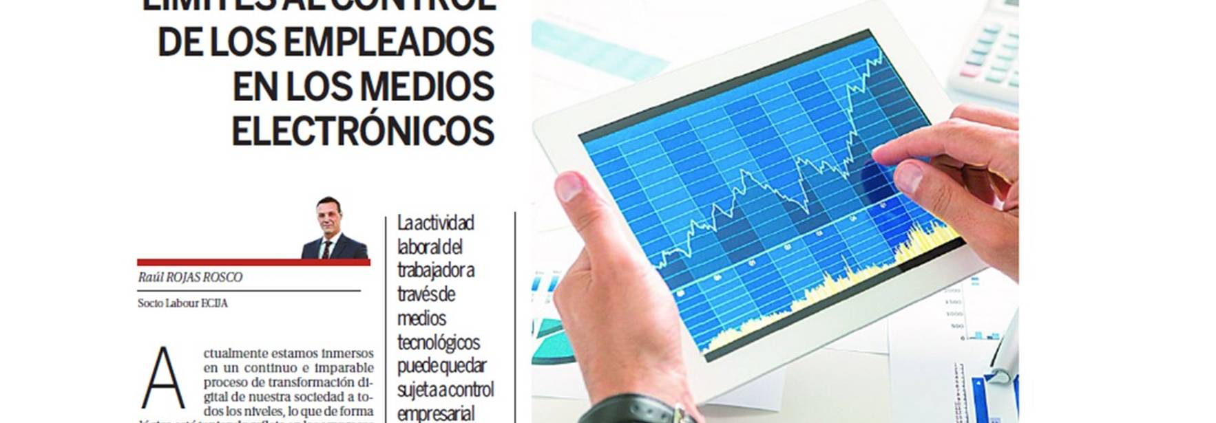 La Razón - Limits to the control of the employees electronic media