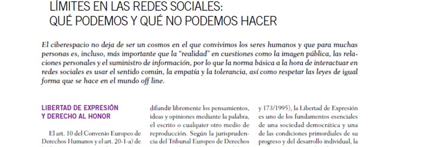 Límites en las redes sociales: qué podemos y qué no podemos hacer