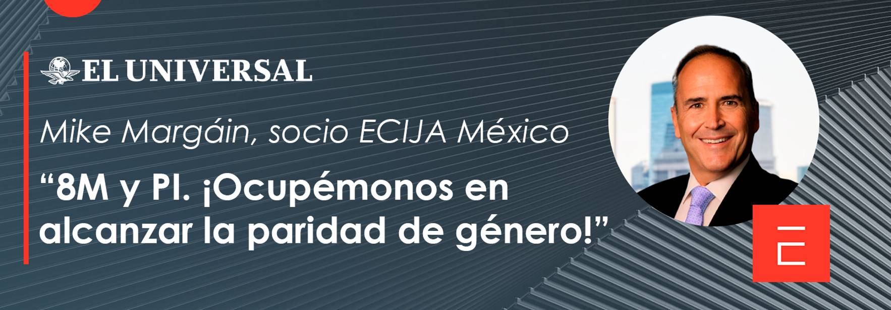 8M y PI. ¡Ocupémonos en alcanzar la paridad de género!