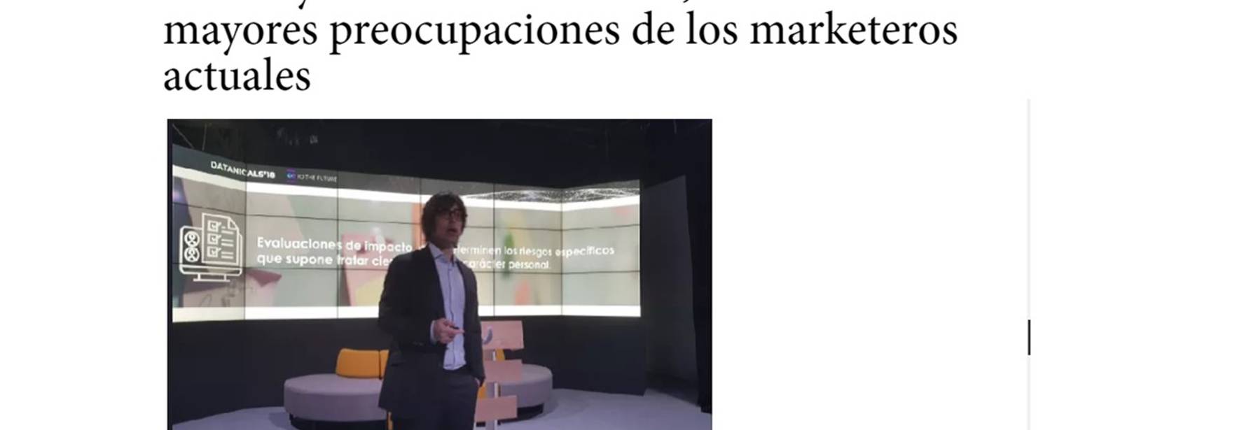 Marketing Directo - GDPR and activation of data, two of the biggest concerns of current marketers