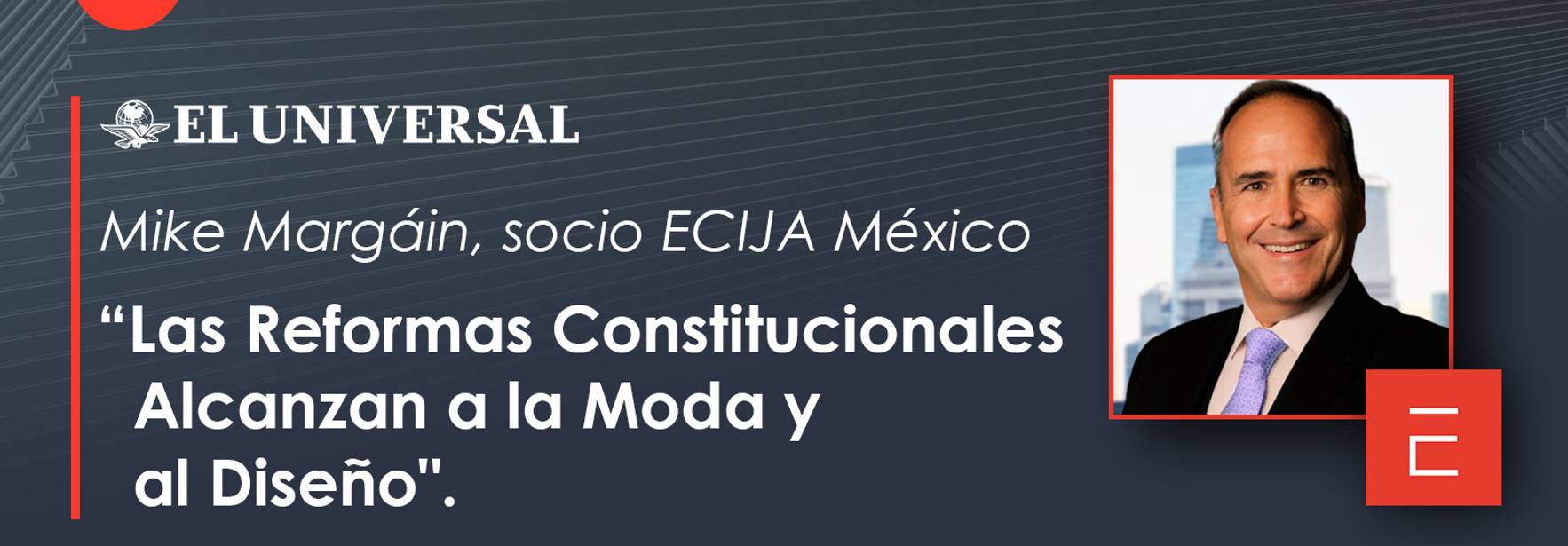 Las reformas constitucionales alcanzan a la moda y al diseño