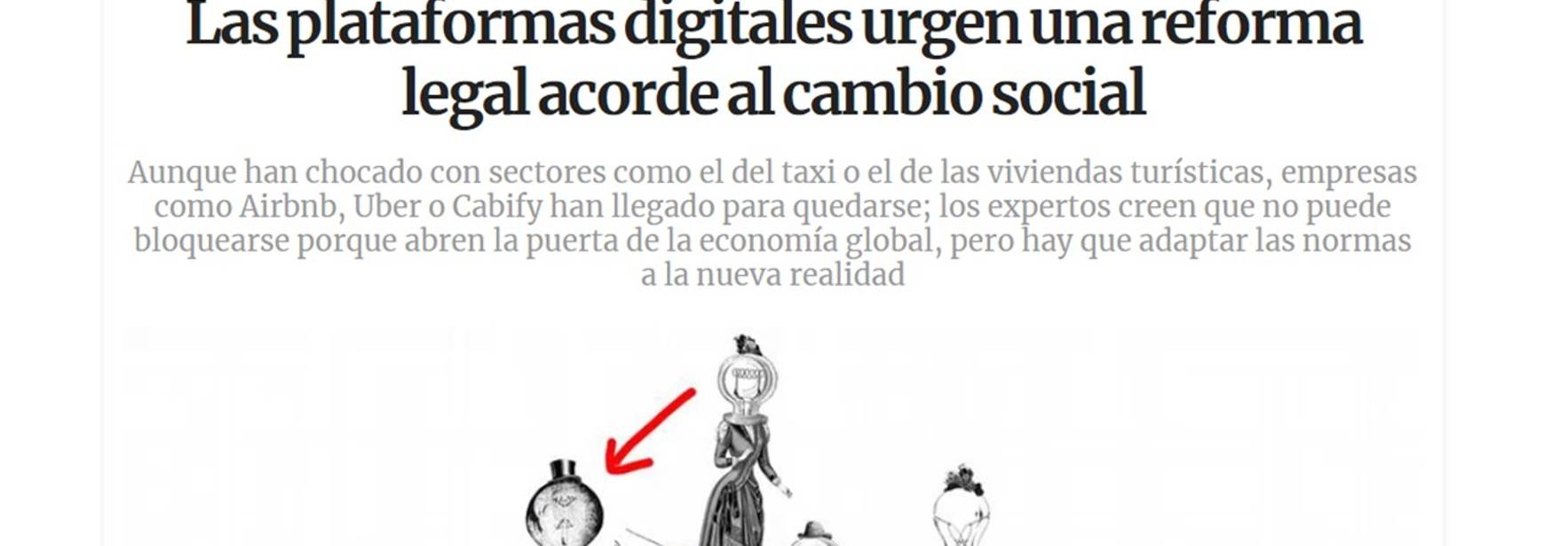 La Voz de Galicia - Las plataformas digitales urgen una reforma legal acorde al cambio social