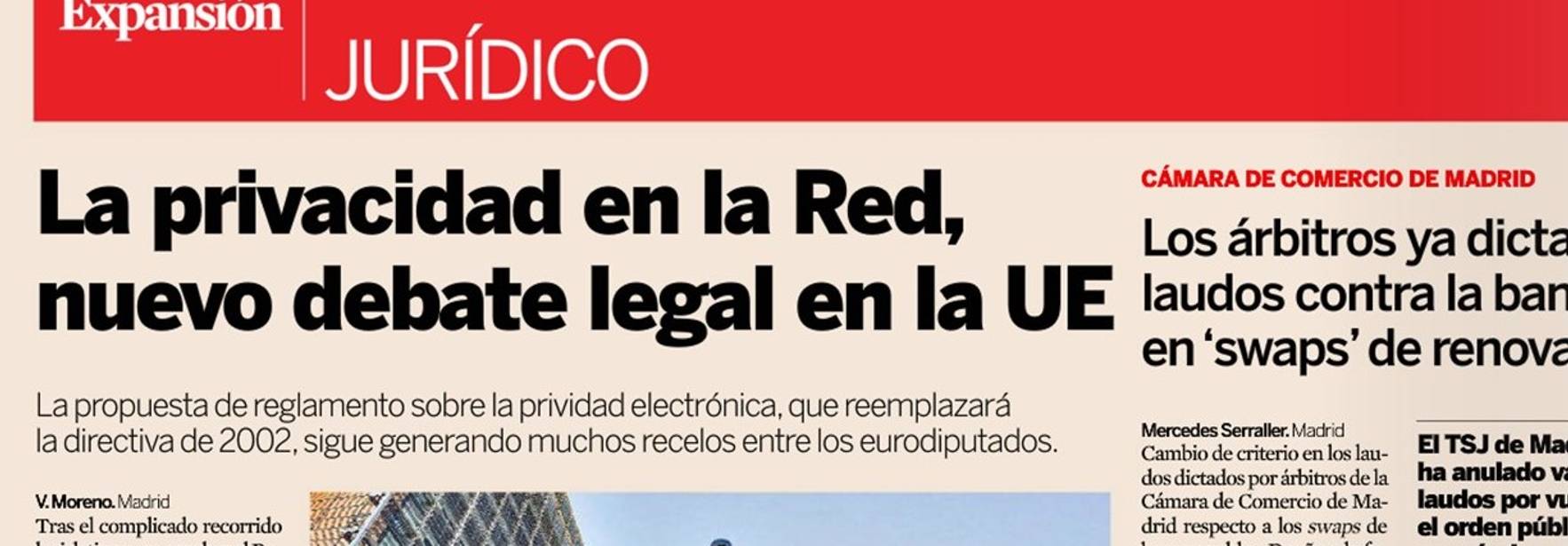 Expansión - La privacidad en la Red, nuevo debate legal en la Unión Europea