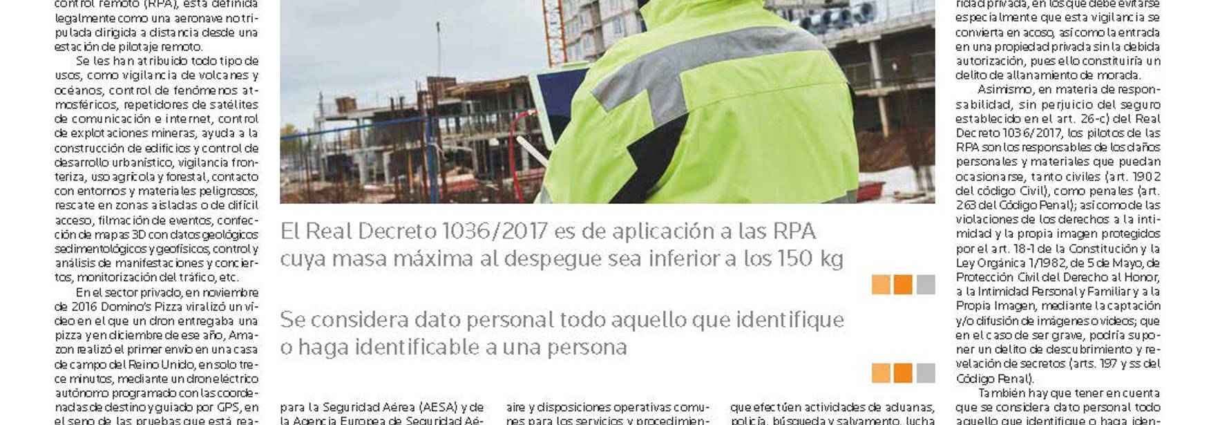 Nueva normativa sobre drones