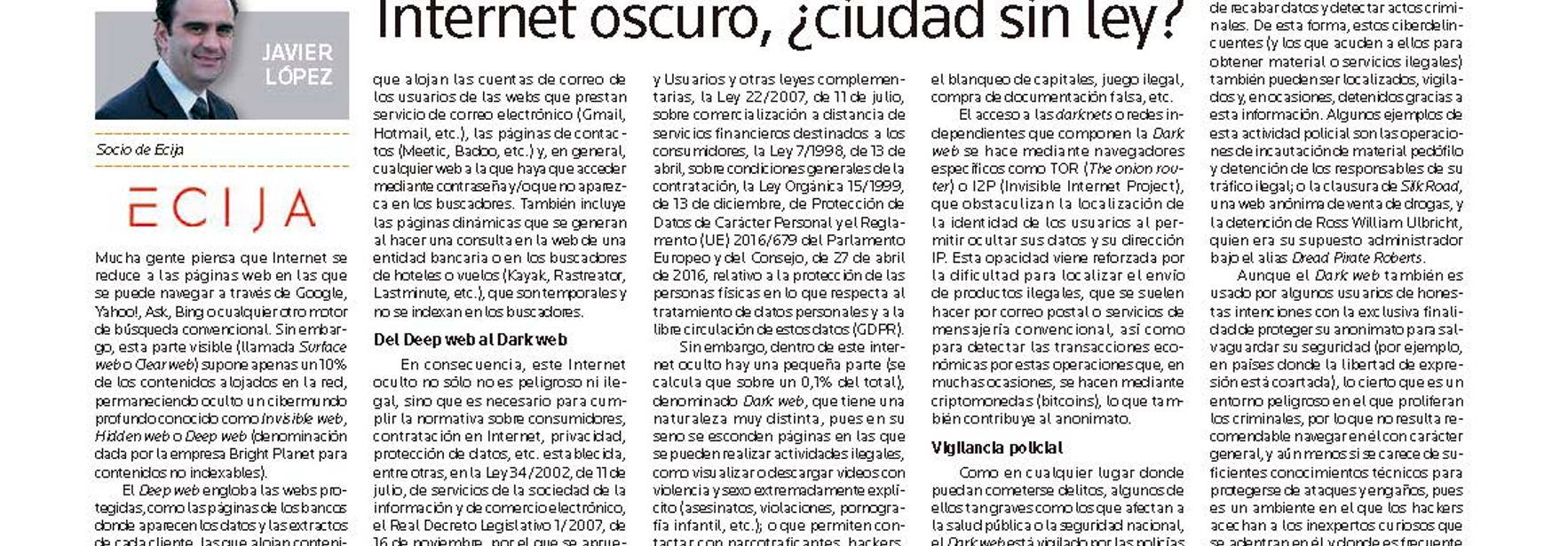 Internet oscuro ¿ciudad sin ley?