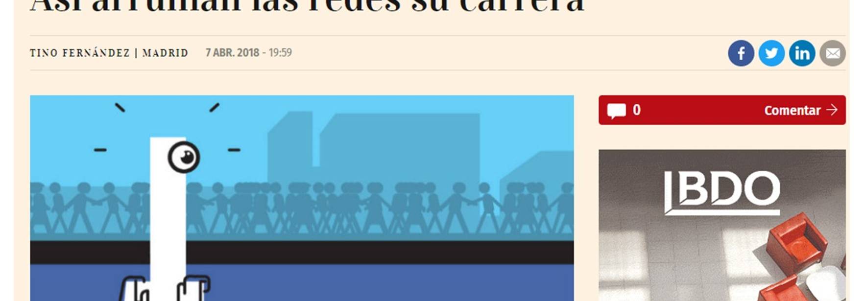 Expansión : ¿Agobiado por el uso de sus datos en Facebook? Así arruinan las redes su carrera