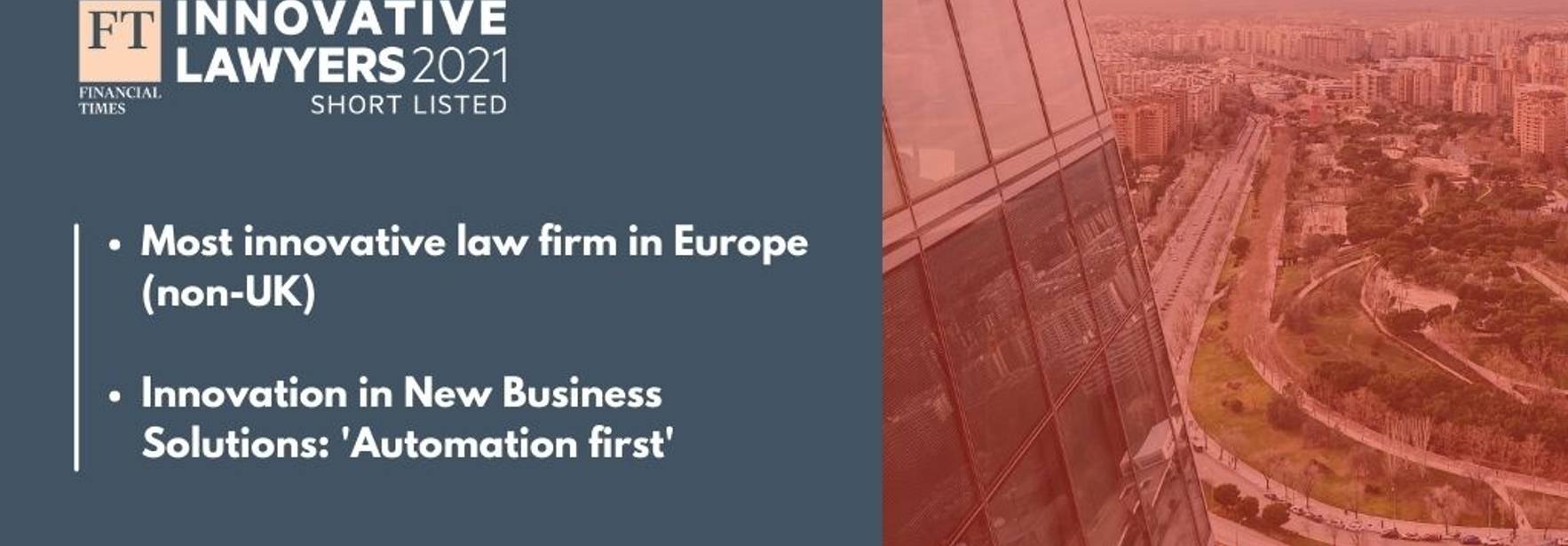 Financial Times sitúa a ECIJA como una de las firmas más innovadoras de Europa