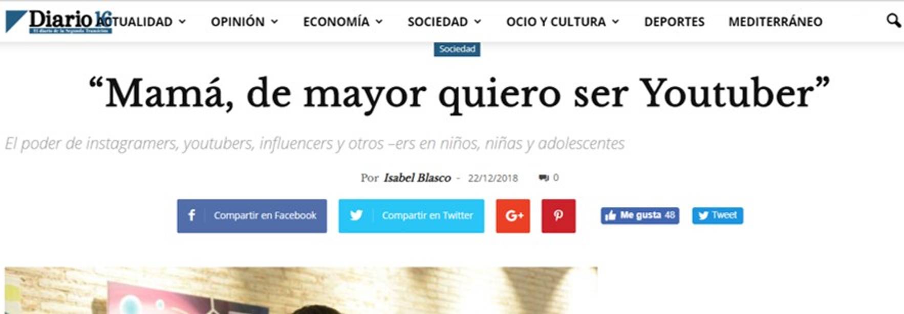 Diario 16 - Mamá de mayor quiero ser Youtuber