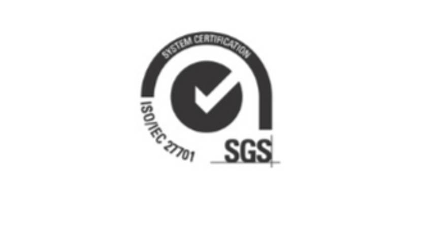 Logotipo de certificación de sistema ISO/IEC 27701 de SGS.