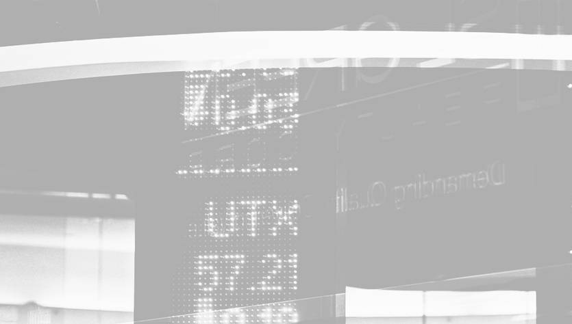 La imagen muestra un panel de información financiera con cifras y datos de acciones.